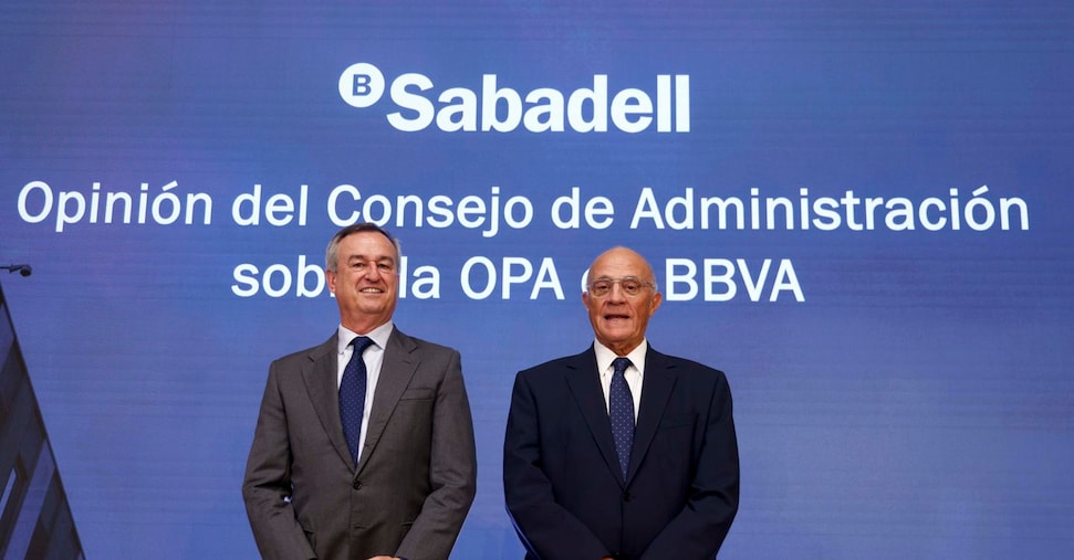 Il cda di Banco Sabadell respinge l’Opa di Bbva: «Sottovaluta l’istituto» Il cda di Banco Sabadell respinge l’Opa di Bbva: «Sottovaluta l’istituto»