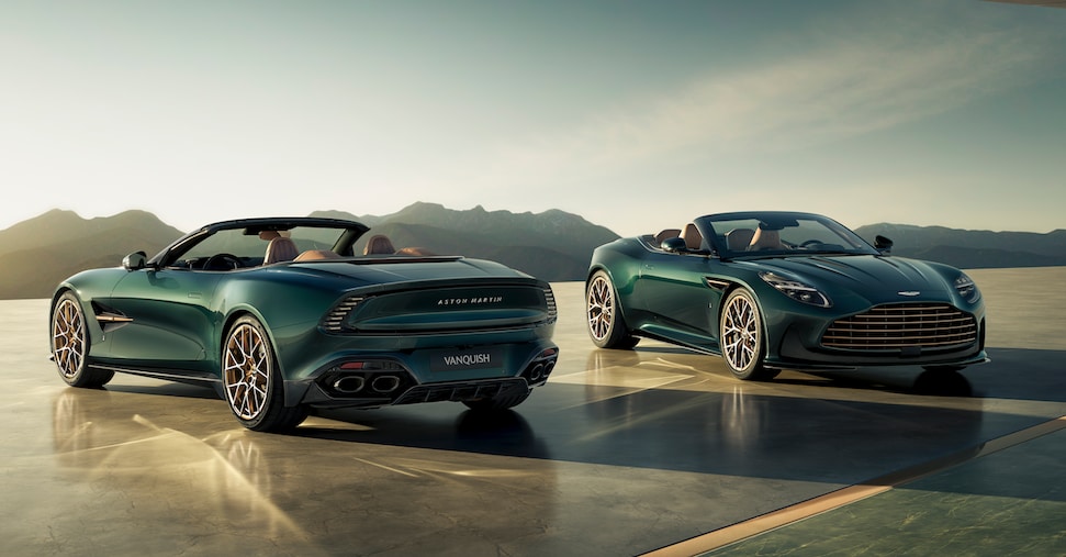 Aston Martin DB12 e Vanquish Volante, due serie speciali per festeggiare i 60 anni Aston Martin DB12 e Vanquish Volante, due serie speciali per festeggiare i 60 anni
