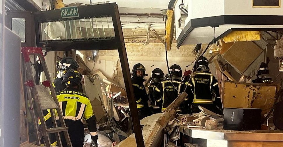 Almeno 25 feriti in esplosione a Madrid, ipotesi fuga gas