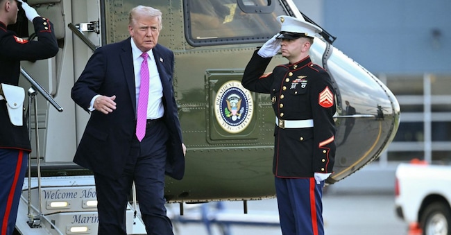 Il Presidente degli Stati Uniti Donald Trump. (Foto di Mandel Ngan / AFP)