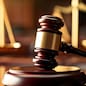 Law and authority lawyer concept, judgment gavel hammer in court courtroom for crime judgement legislation and judicial decision, judge having justice of punishment guilt - ai generated