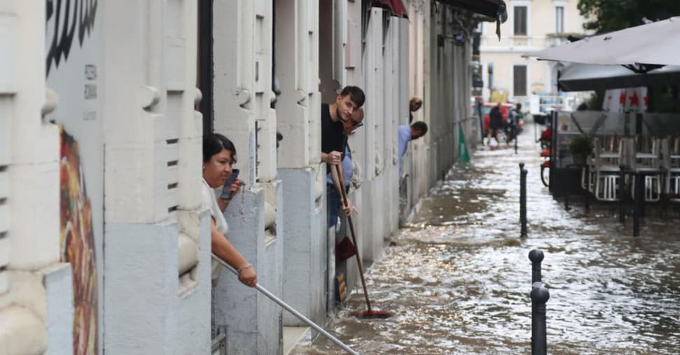 Il maltempo in Lombardia