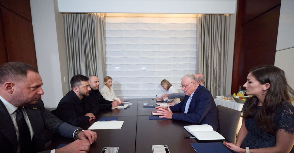 Zelensky vede Kellogg e i vertici del Fmi durante l’Assemblea Onu