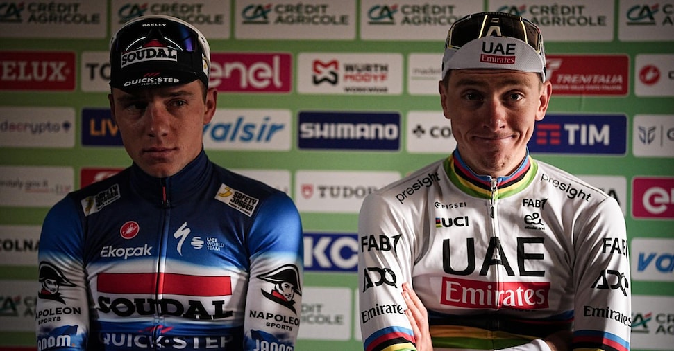 sfida storica tra Pogacar e Evenepoel sfida storica tra Pogacar e Evenepoel