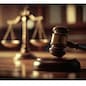 Scales Gavel legal justice court system symbols. Generative AI