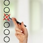 Image of a check list with red mark