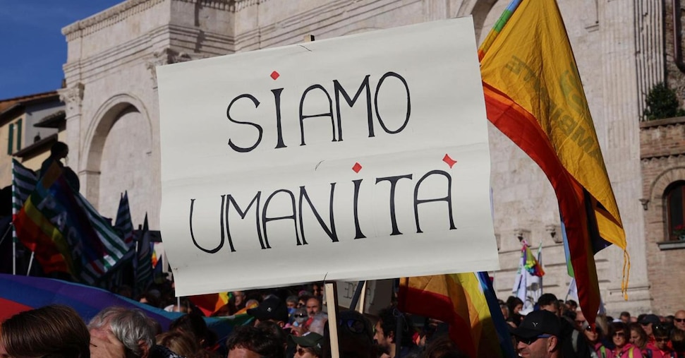 Marcia della pace, un fiume di gente come solo nel 2001