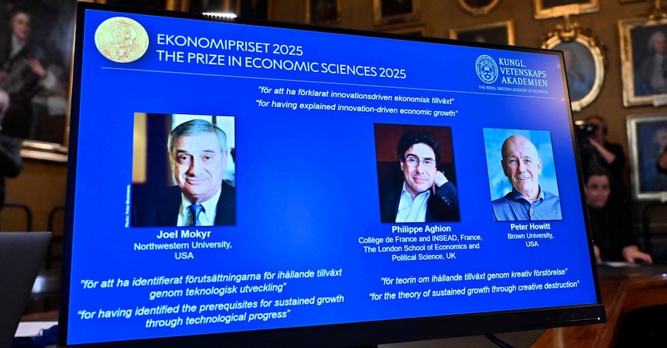 Il premio Nobel per l’economia a Joel Mokyr, Philippe Aghion e Peter Howitt
