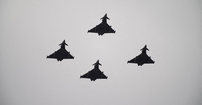 Eurofighter tedeschi a difesa del fianco Est