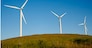 Wind farm located on rolling hills --- Image by © David Papazian/Corbis