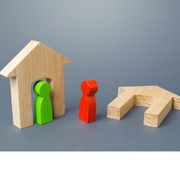 Orange storm road sign of Natural Disaster with dark cloud