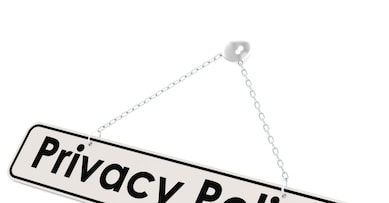 Privacy policy banner