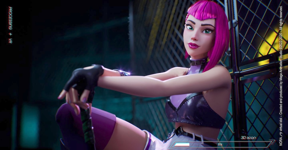 Nora è la prima virtual-idol made in Italy con voce reale