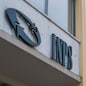Carrara, Italy - May 24, 2020 - The INPS sign, the national social security institute that deals with providing pensions and collecting labor contributions, on the office building
