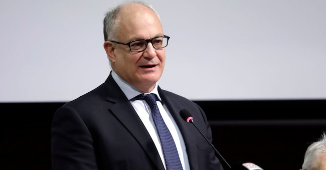 Il sindaco di Roma Roberto Gualtieri