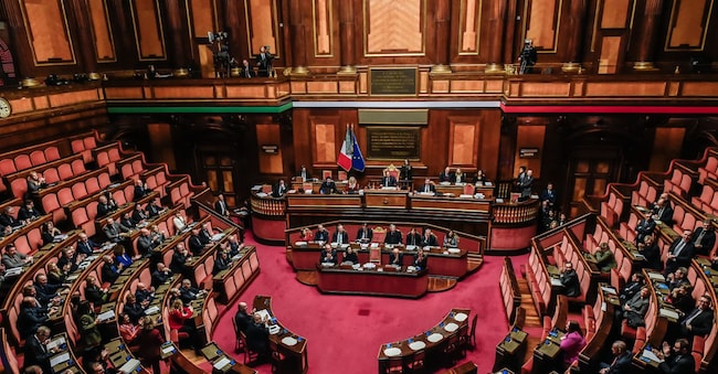 SENATO AULA DISCUSSIONE MANOVRA 2025