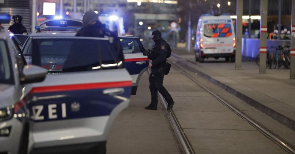 Sparatoria a Vienna, un morto e un ferito grave