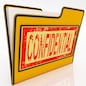 Confidential File Shows Secret Documents Or Papers
