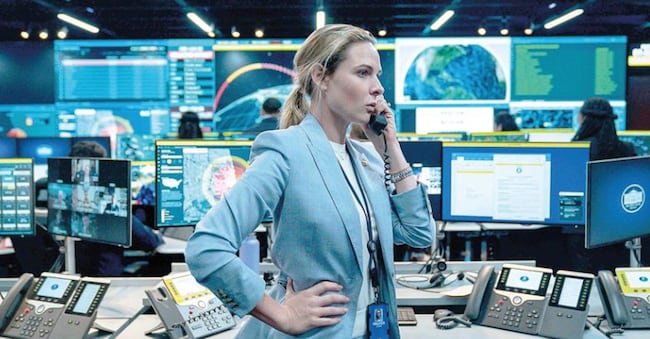 Alla Casa Bianca. Rebecca Ferguson il capitano Olivia Walker in «A house of dynamite» (Eros Hoagland/Netflix © 2025)