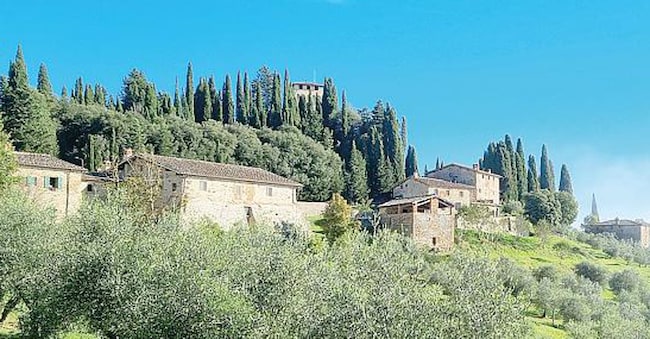 Il Castello del Trebbio, dopo San Piero a Sieve. Foto: Maria Luisa Colledani