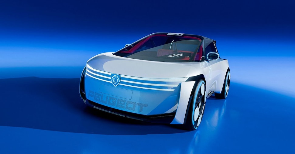 Peugeot Polygon, la concept car che anticipa la futura 208 e gira su Fortnite