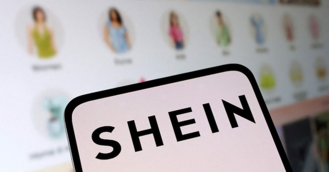 FILE PHOTO: Shein logo and their web shop are seen in this illustration taken, May 16, 2024. REUTERS/Dado Ruvic/Illustration/File Photo