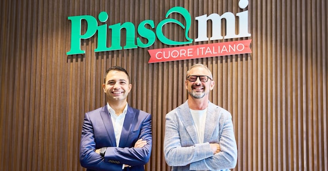 Il Ceo di Pinsami Fabio Grillo  (a sinistra)  e Mauro Dalle Vacche, Ceo e direttore commerciale (a destra) 