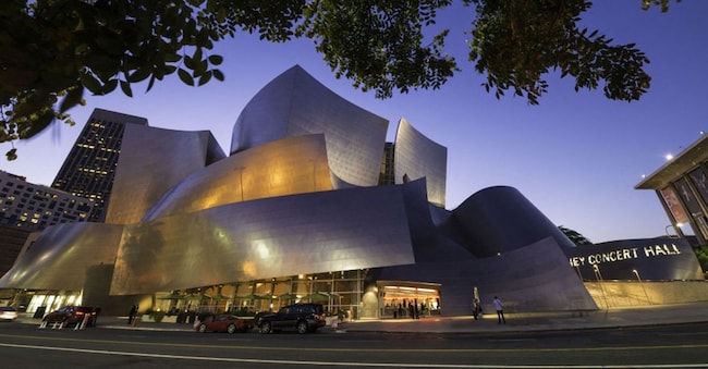 La Walt Disney Concert Hall disegnata da Frank Gehry. (AFP)