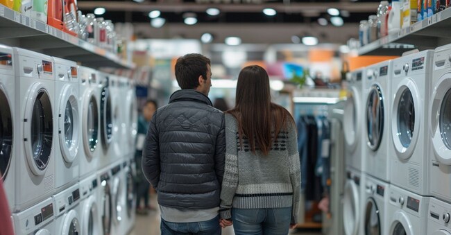 ACQUISTO ELETTRODOMESTICI LAVATRICE NEGOZIO GENERATE AI IA