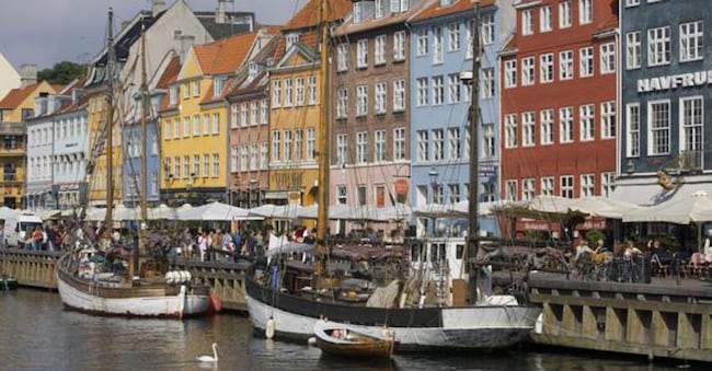 Il Canale di Nyhavn a Copenaghen