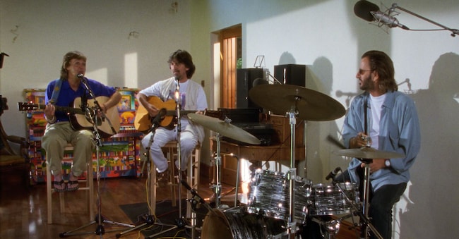 Paul, George e Ringo nella (quasi) reunion di Friar Park che portò alla produzione di The Beatles Anthology