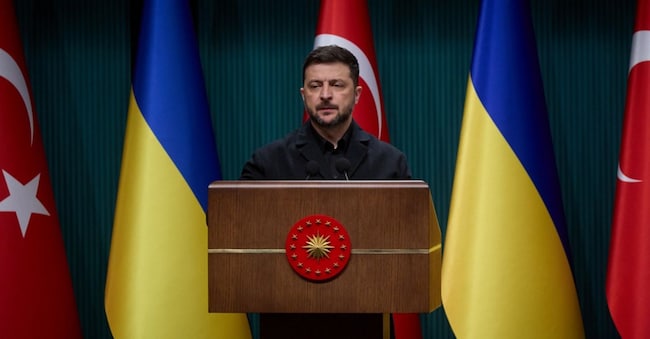VOLODYMYR ZELENSKY PRESIDENTE DELL'UCRAINA VISITA DI ZELENSKY IN TURCHIA