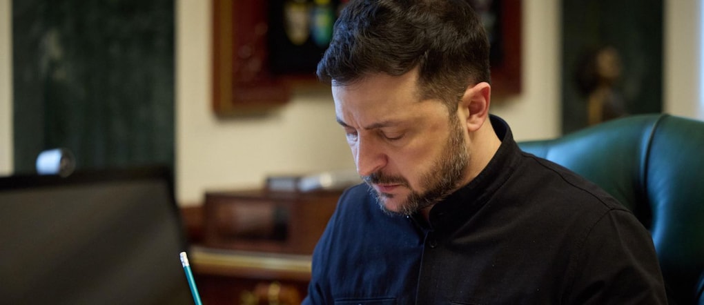 Il presidente ucraino Volodomyr Zelensky