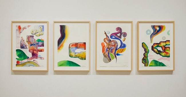 EGS, Invisible Identity, 2025, water colour on paper, ph Alessandro Bonori