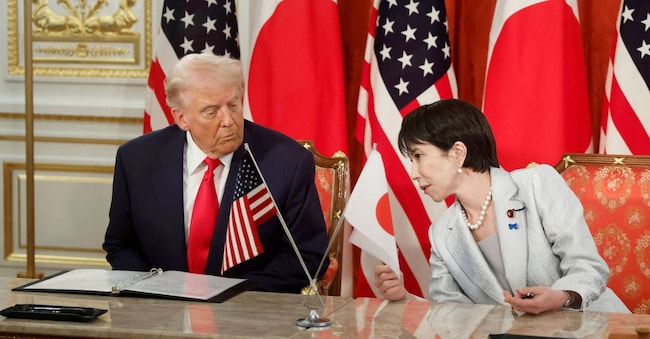 Trump avrebbe raccomandato a Takaichi cautela nelle sue dichiarazioni sulla questione di Taiwan, così da non irritare la Cina