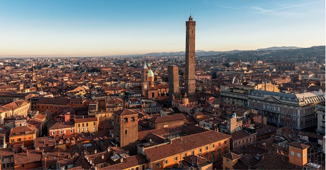 Veduta di Bologna.  E’ una delle città in cui il valore al mq dei trilocali è cresciuto di più in 10 anni