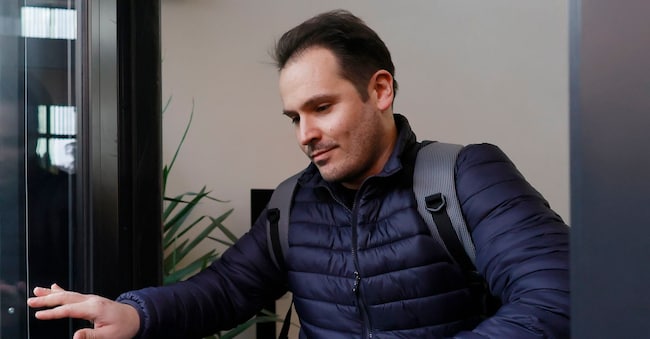 Andrea Sempio al laboratorio di genomica di Roma per l’analisi del Dna — Giovedì 20 novembre 2025 - Cronaca - (foto di Cecilia Fabiano/ LaPresse)
