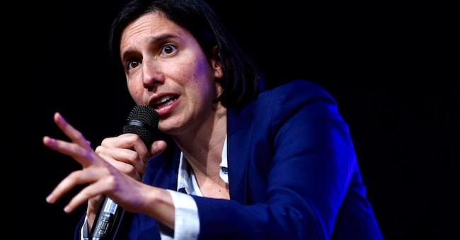 La segretaria del Partito Democratico (Pd) Elly Schlein durante la presentazione de "Il libro segreto di Casapound" di Paolo Berizzi, presso il Teatro 7 Off, Roma, 27 novembre 2025. ANSA/ANGELO CARCONI
