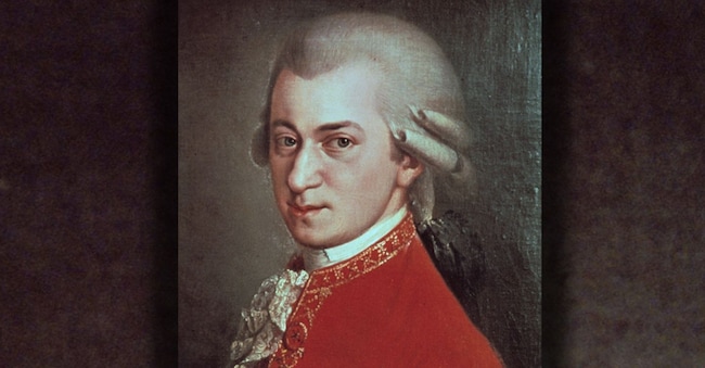 Wolfgang Amadeus Mozart (1756-1791), 1780 circa. Compositore austriaco. (Agf)
