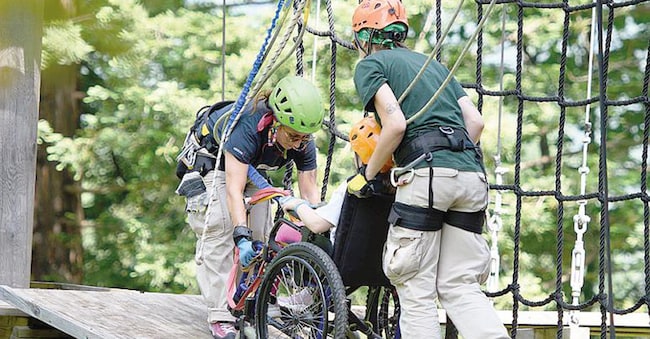 Il camp. È situato a Limestre in provincia di Pistoia al limitare di un’oasi di oltre 900 ettari affiliata al Wwf