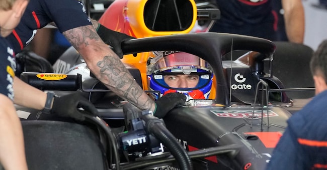 Red Bull driver Max Verstappen. (AP Photo/Darko Bandic/Pool)