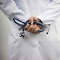 medical doctor with a stethoscope.