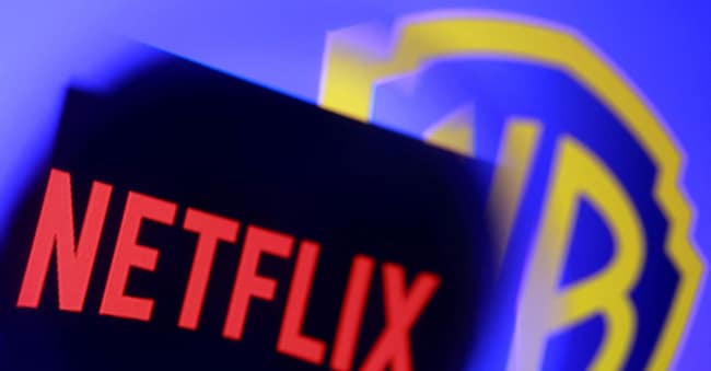Netflix and Warner Bros logos are seen in this illustration taken December 5, 2025. REUTERS/Dado Ruvic/Illustration