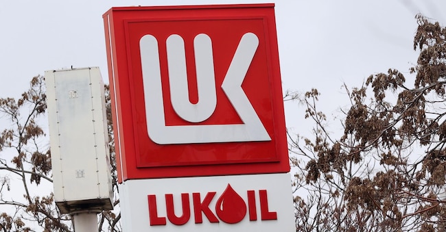 Il logo della società russa Luskoil