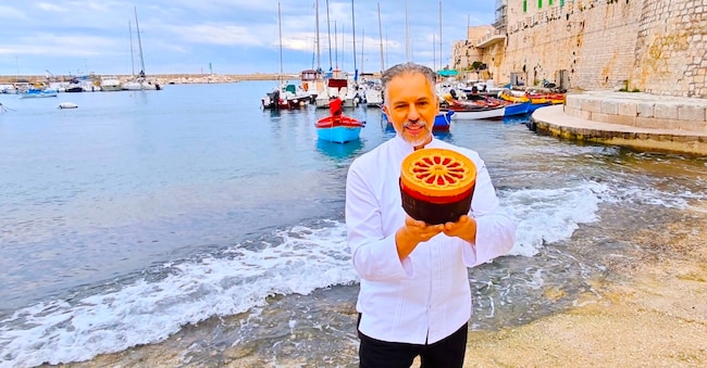Nicola Giotti e il panettone a Giovinazzo