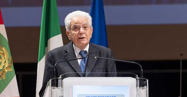 Il Presidente della Repubblica Sergio Mattarella durante la cerimonia di chiusura di ''Palermo capitale italiana del volontariato 2025'', Palermo, 06 dicembre 2025. ANSA/Francesco Ammendola - Ufficio per la Stampa e la Comunicazione della Presidenza della Repubblica 