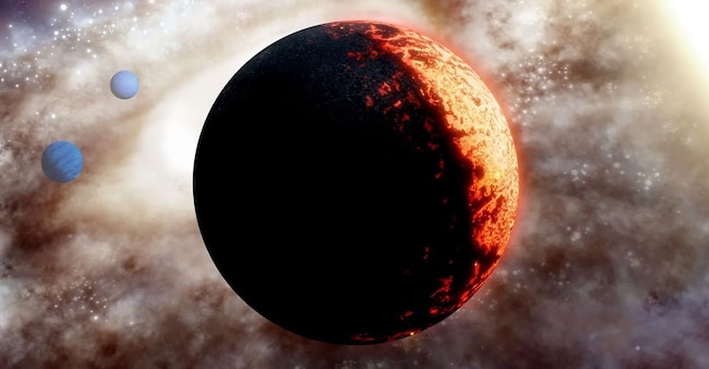 Una visione del pianeta TOI 561b