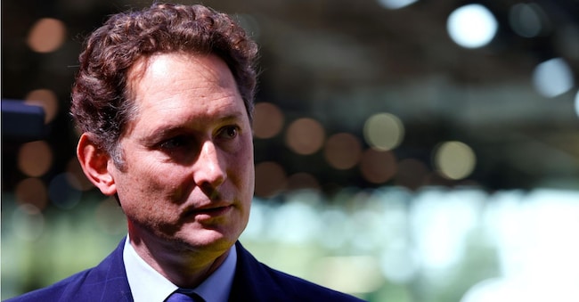 Il presidente di Stellantis John Elkann 