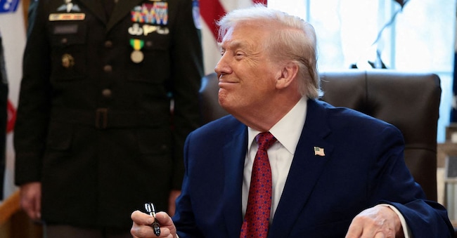 Donald Trump . REUTERS/Evelyn Hockstein