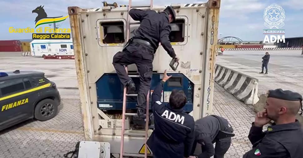 Sequestrati al porto di Gioia Tauro 248 chili di cocaina. I panetti nascosti tra sacchi di sesamo e auto usate